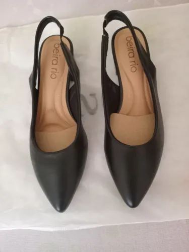 Slingback preto