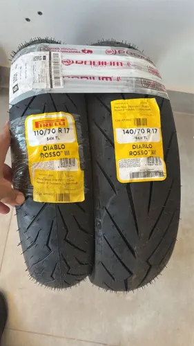 Par PIRELLI DIABLO ROSSO III 110/70 - 140/70