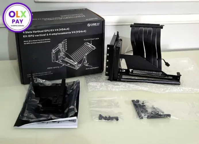 Suporte Vertical Placa de Vídeo Lian Li PCIe 5.0 - Envio OLX Pay