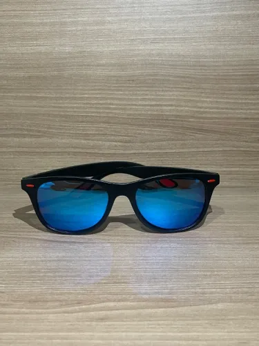 Óculos Masculino Azul Espelhado Polarizado