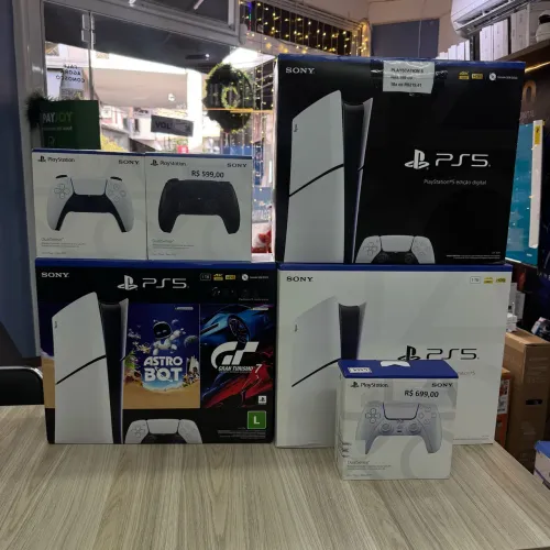 PLAYSTATION 5 | RETIRADA EM LOJA FÍSICA! | TDS MODELOS | KIT 2 CONTROLES | LACRADOS