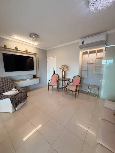 GR VENDE ED. MIRANTE DO RIO - 90M2 - 3/1 SUITE - 2 VAGAS DE GARAGEM - MOBILIADO - NO JURUN