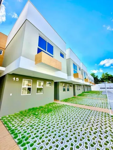 Lançamento: casas duplex no Cond. Belo Jardim, três quartos - 91 m2 - R$510.000,00 - 84 9.
