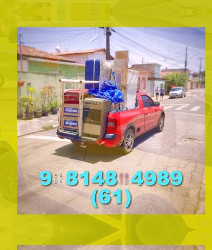Frete + mudança! transporte seguro e rápido para o seu endereço!