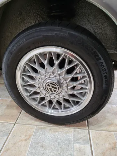 Rodas BBS aro 14 original vw troco por 15 ou 17