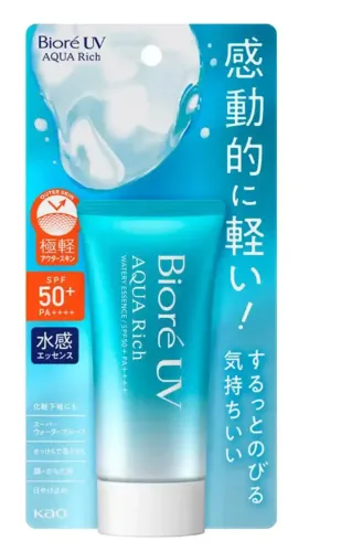 Protetor Solar Bioré Aqua Rich Watery Essence Facial e Corporal FPS 50 50g