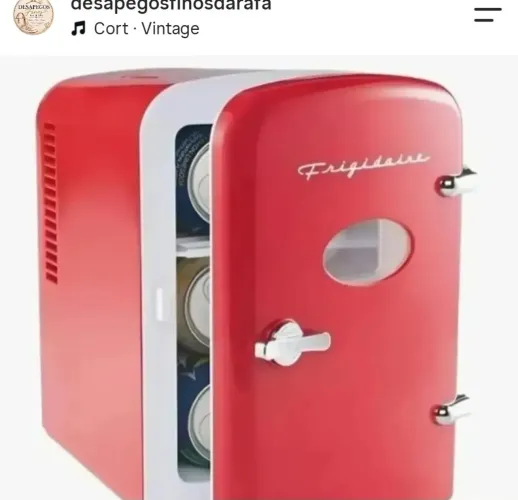 Mini-Geladrira Retro (4 litros)