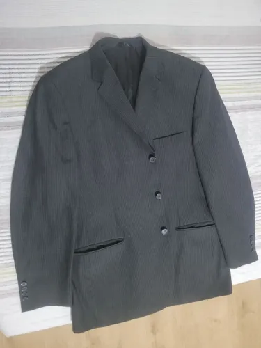 Terno cinza tamanho 54(com calça)