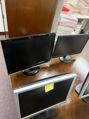 5 monitor para computador sem os cabos conforme fotos