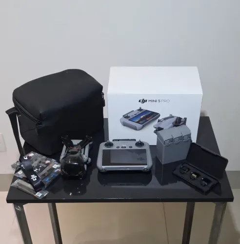 Dji Mini 5 Pro Fly More Combo Plus (com tela)/ troco parcelo entrego
