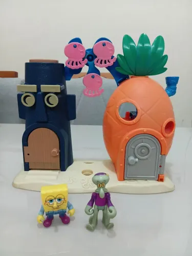 Fenda do biquíni - Casa do Bob Esponja e do Lula Molusco- Imaginext