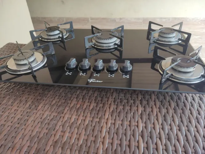 Vendo fogão cooktop 5 bocas Fischer