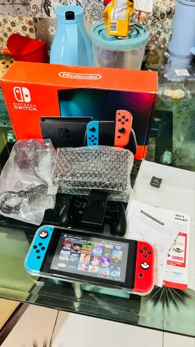 Nintendo Switch V2 Destravado 256gb cheio de jogos na caixa