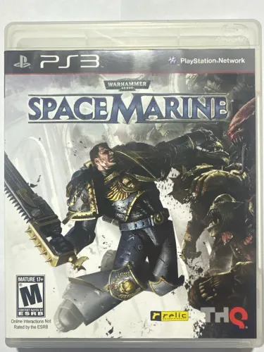 Warhammer 40000 Space Marine - PlayStation 3 - Item de Colecionador com DLC Elite Pass