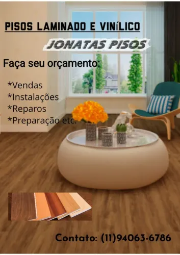 Venda e instalação de piso laminado e vinilico