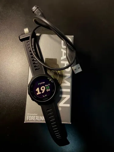 Garmin Forerunner 55 Seminovo com Caixa e Carregador