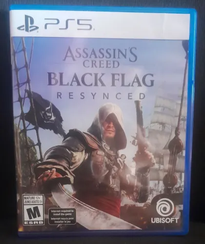 Assassins Creed Black Flag Resynced Ps5 Mídia Física Usado