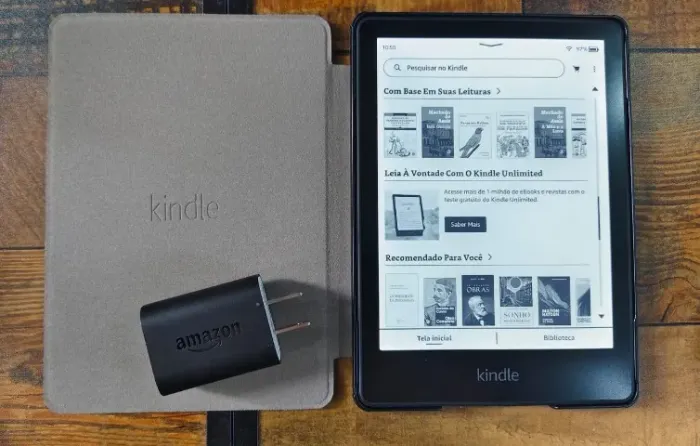 Kindle Paperwhite 16gb com carregador original e capa Praticamente novo