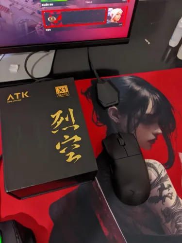 MOUSE ATK X1 ULTRA 8K (estou de mudança, por isso o valor baixo)
