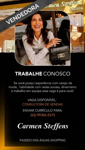 Consultora de vendas 