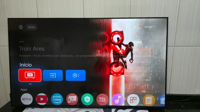 TV SMART TCL 50" 4K GOOGLE TV - COMANDO DE VOZ - IMPECÁVEL