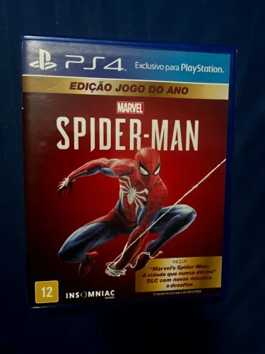Jogo Ps4 Spider-man Edição Jogo Do Ano