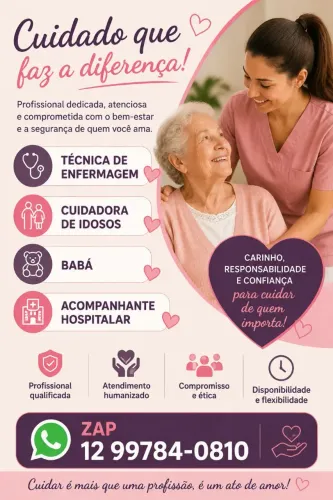 Cuidadora e TEC de enfermagem 
