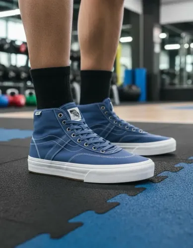 Vans gilbert crockett cano alto azul