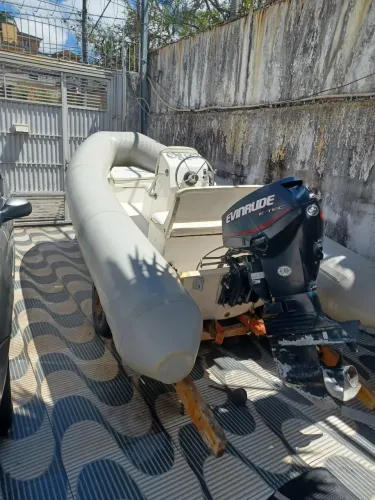 Bote airboat 4,20 m motor evenrude etec 50