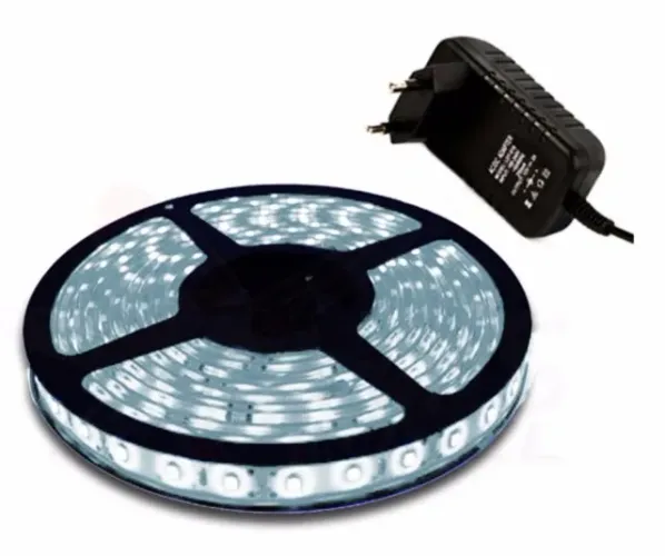 fita de led branca + fonte