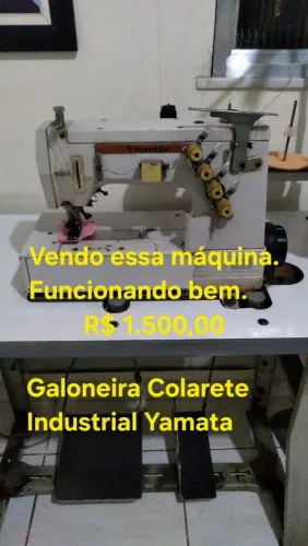 Máquina Industrial Colarete Yamata