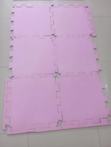 Kit Tapete de EVA tatame rosa pink