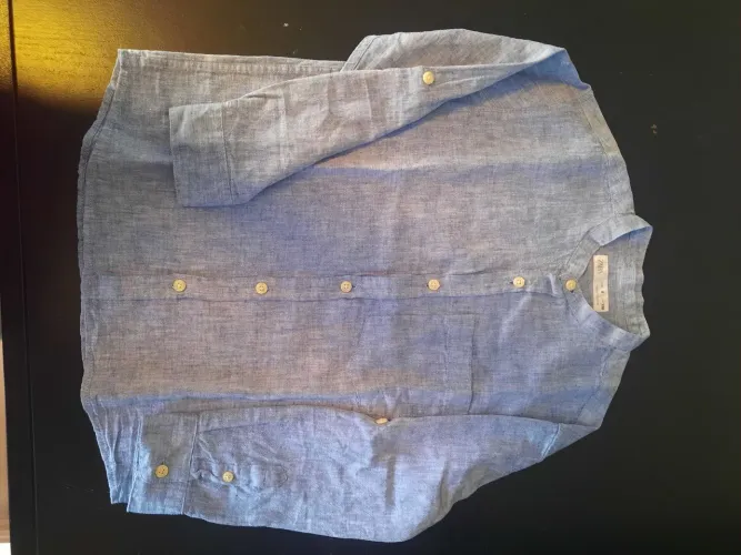 Camisa Infantil Jeans Zara TAM 8