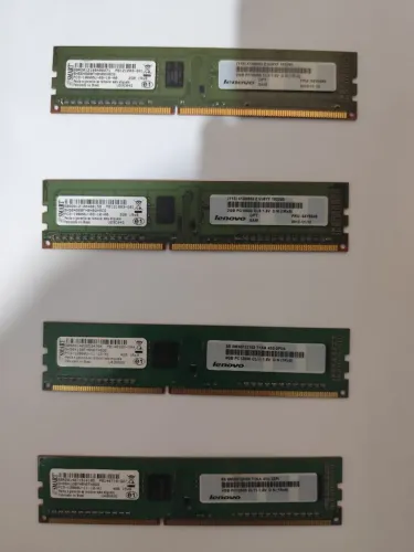 Kit 12GB DDR3 Lenovo (2x4GB + 2x2GB) Funcionando