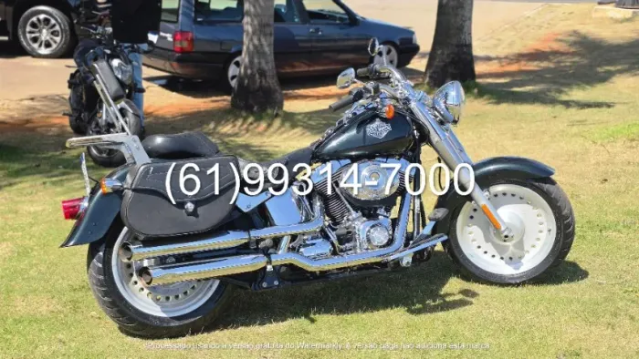 Vendo FATBOY FLSTF 2007/2007 VERDE PETRÓLEO (COR RARA)