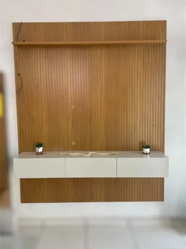 Home Suspenso Curitiba 1,79  Detalhe Frisado Cinamomo/off White - Em Promoção 