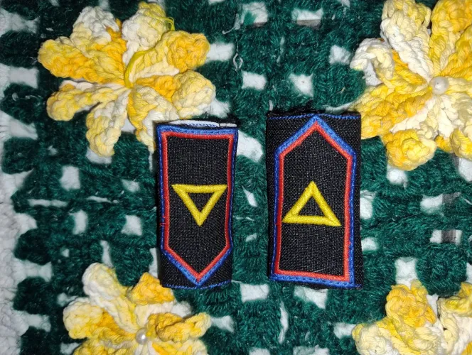 Luva de Subtenente para colégio militar com velcro 