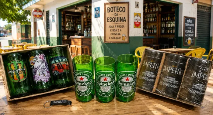 Copos e canecas artesanais
