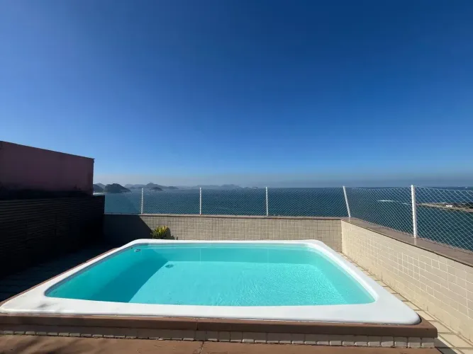 Cobertura Duplex com 4 quartos na Av. Atlântica