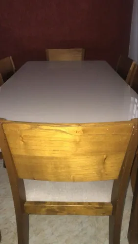 Mesa de cozinha de 6 lugares