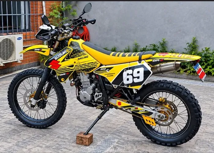 SUZUKI DR Z400e 2008 - EMPLACADA