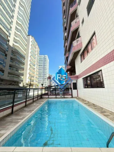 Apartamento com 1 dormitório para alugar - Ocian - Praia Grande/SP mobiliado