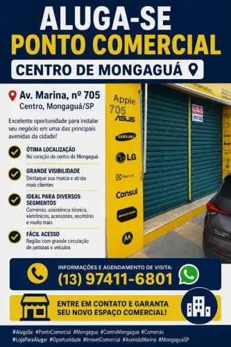 Aluga-se área comercial - Mongaguá 
