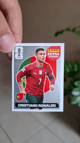 Figurinha legend prata Cristiano Ronaldo