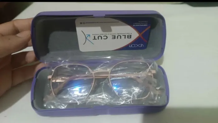 Óculos de descanso feminino novo com filtro azul e UV