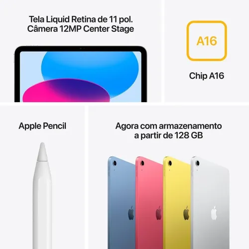 iPad 11 128 *Rosa e Azul* 