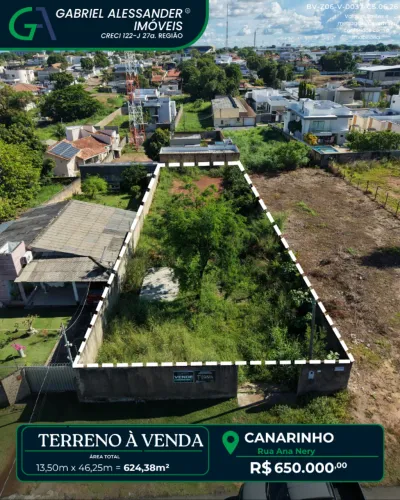 Rua Ana Nery - Bairro Canarinho.
