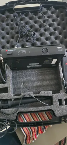 Micro fone sem fio karsect