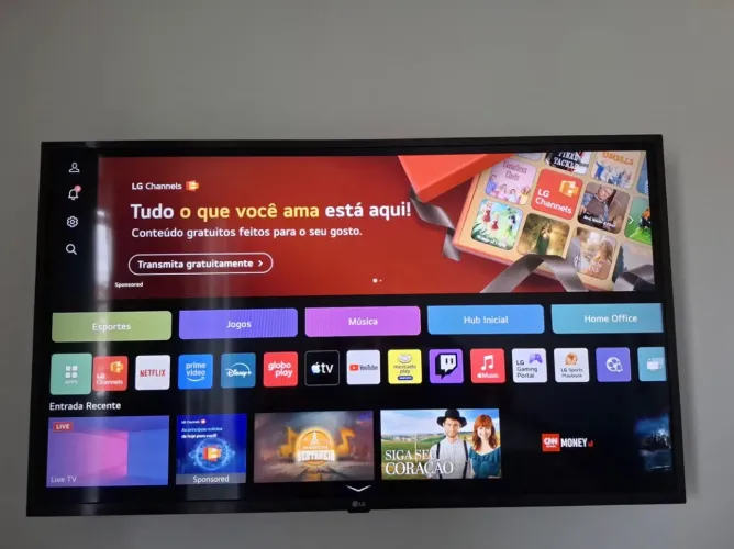 Vendo Smat Tv LG 43 zerada na caixa LD WI-FI BLUETOOTH FUL HD Hdr10 PRO