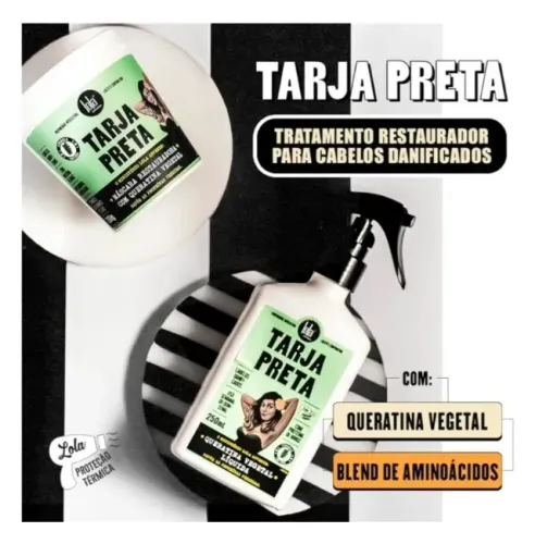 Queratina Vegetal Líquida Tarja Preta 250 Ml, Lola Cosmetics